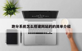 赵县跑分系统怎么搭建网站的的简单介绍